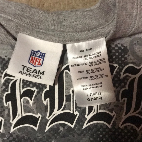 Pittsburgh Steelers Kids Large Long Sleeve Shirt - Picture 2 of 3